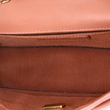 CC Front Pocket Flap Bag Stitched Calfskin Small