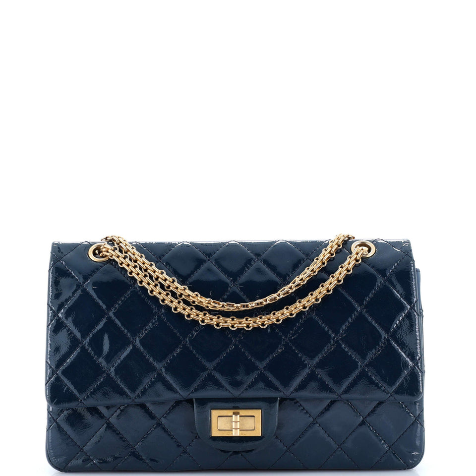 Reissue 2.55 Flap Bag Quilted Crinkled Patent 227