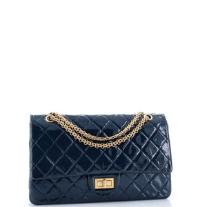 Reissue 2.55 Flap Bag Quilted Crinkled Patent 227