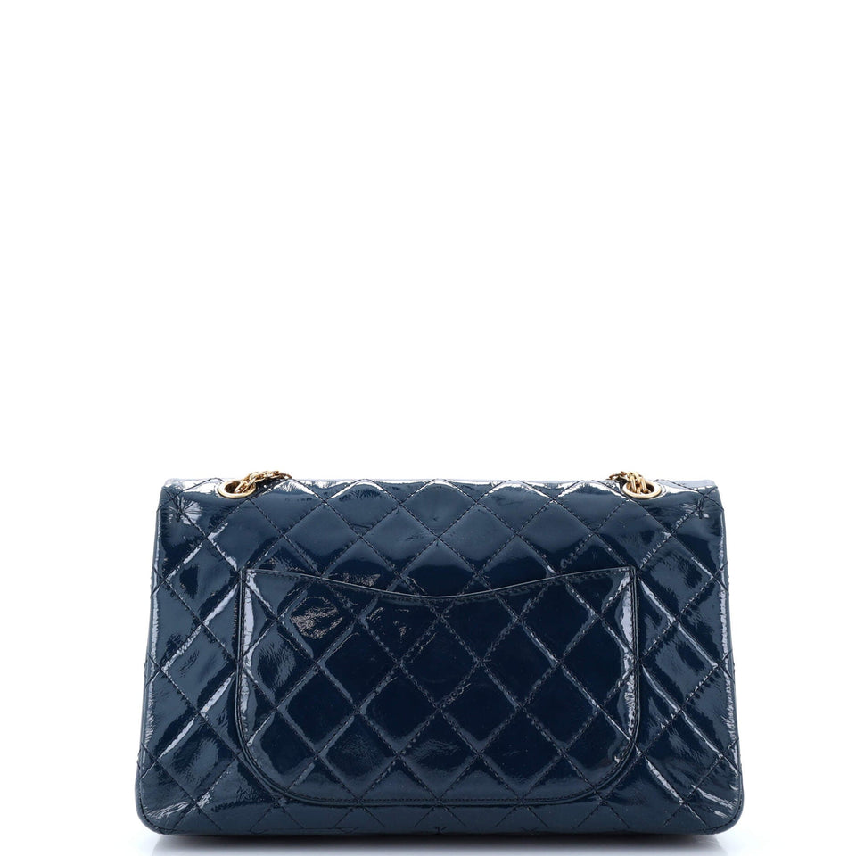 Reissue 2.55 Flap Bag Quilted Crinkled Patent 227