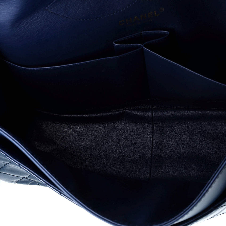 Reissue 2.55 Flap Bag Quilted Crinkled Patent 227