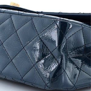 Reissue 2.55 Flap Bag Quilted Crinkled Patent 227