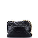 19 Flap Bag Quilted Leather Large