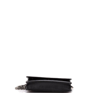 Wallet on Chain Quilted Caviar
