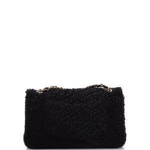 Classic Double Flap Bag Patchwork Tweed Medium