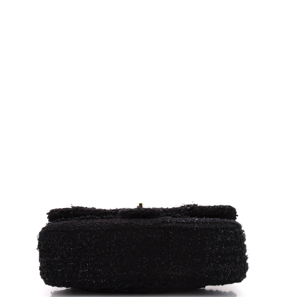 Classic Double Flap Bag Patchwork Tweed Medium