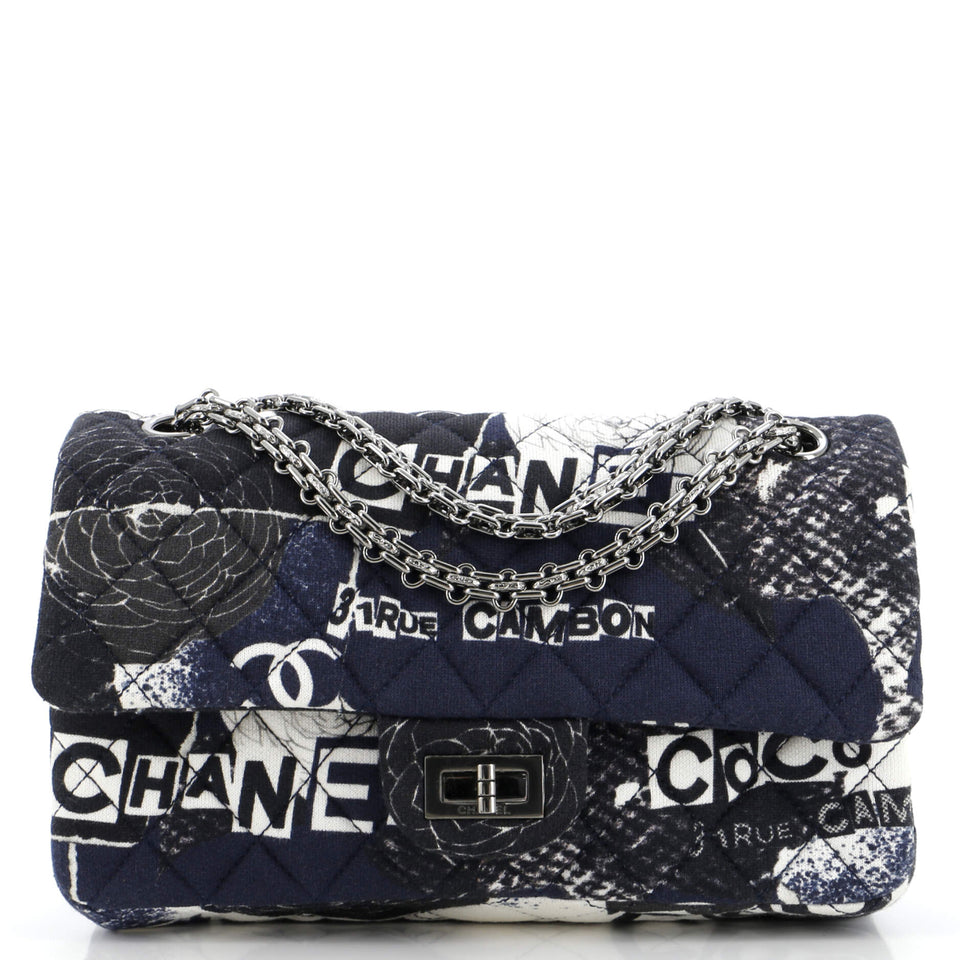 Reissue 2.55 Flap Bag Quilted Printed Jersey 225