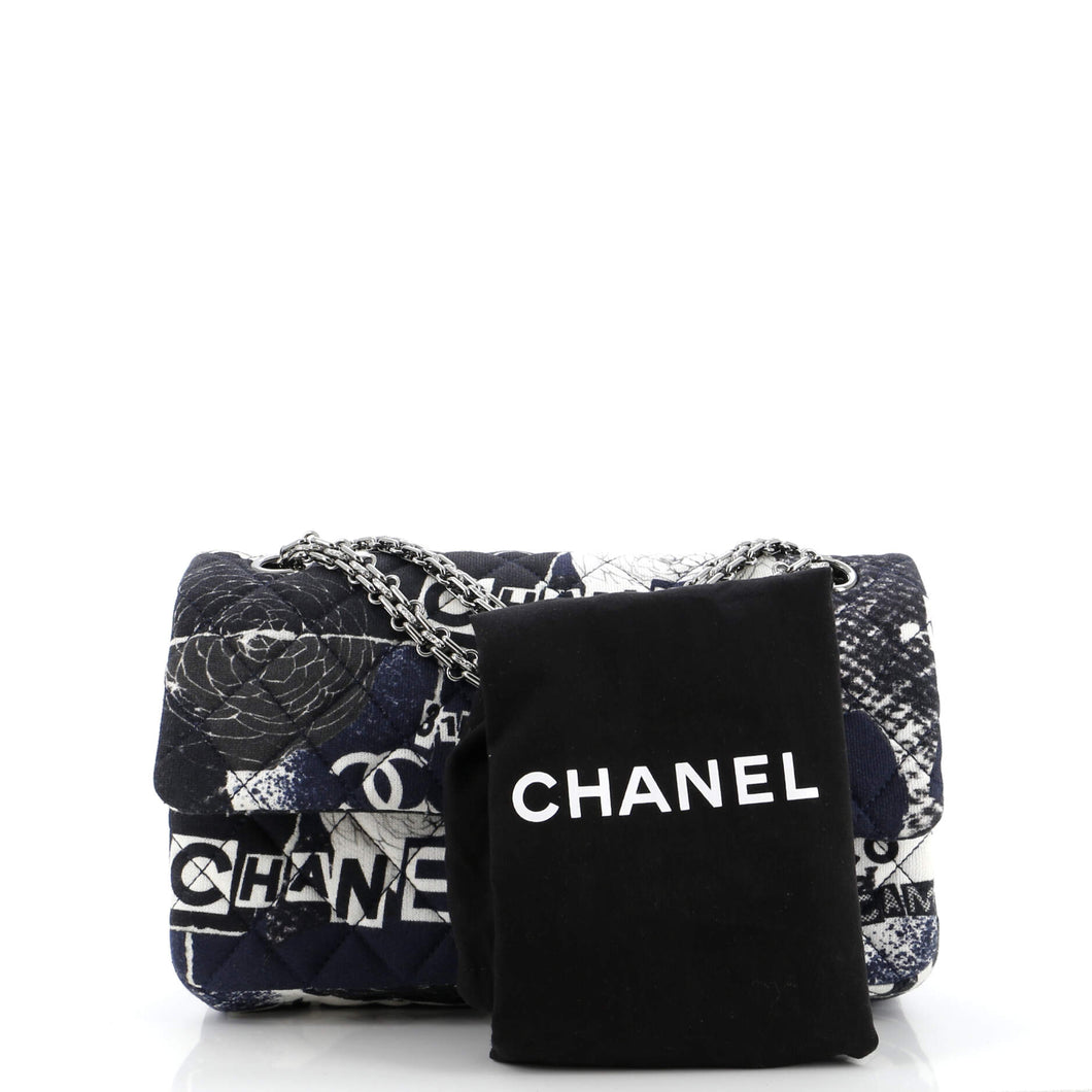 Reissue 2.55 Flap Bag Quilted Printed Jersey 225