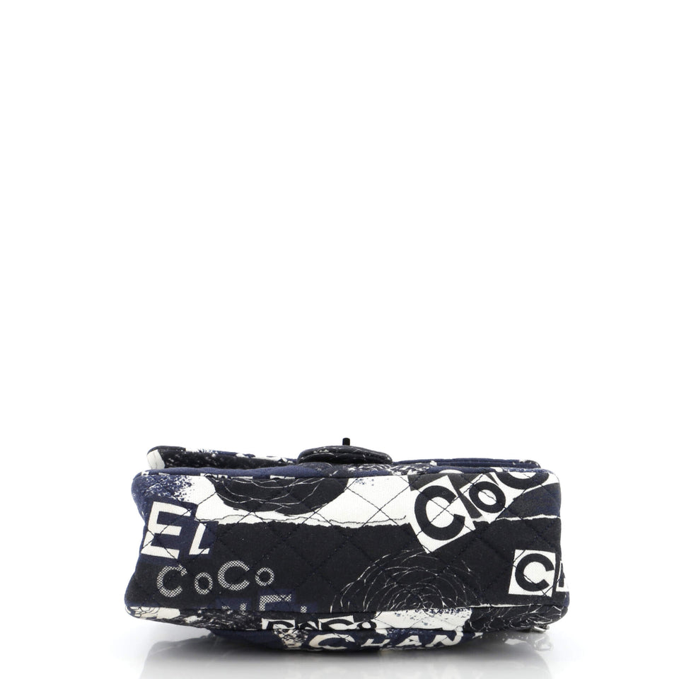 Reissue 2.55 Flap Bag Quilted Printed Jersey 225