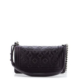 Arabesque Boy Flap Bag Embossed Calfskin Old Medium