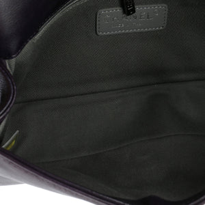 Arabesque Boy Flap Bag Embossed Calfskin Old Medium