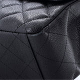 Classic Single Flap Bag Quilted Caviar Maxi