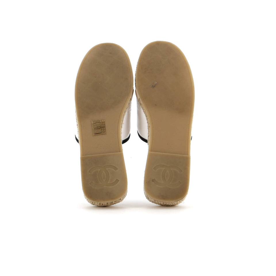 Women's CC Mule Espadrilles Leather