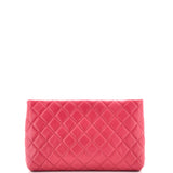 Square Timeless Clutch Quilted Lambskin