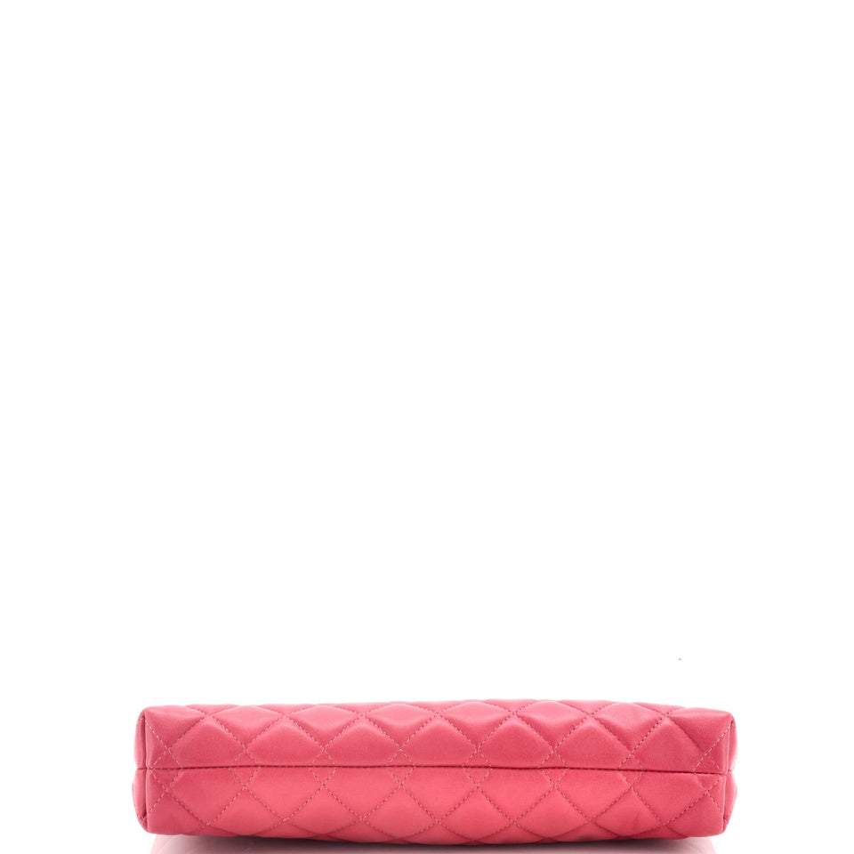 Square Timeless Clutch Quilted Lambskin