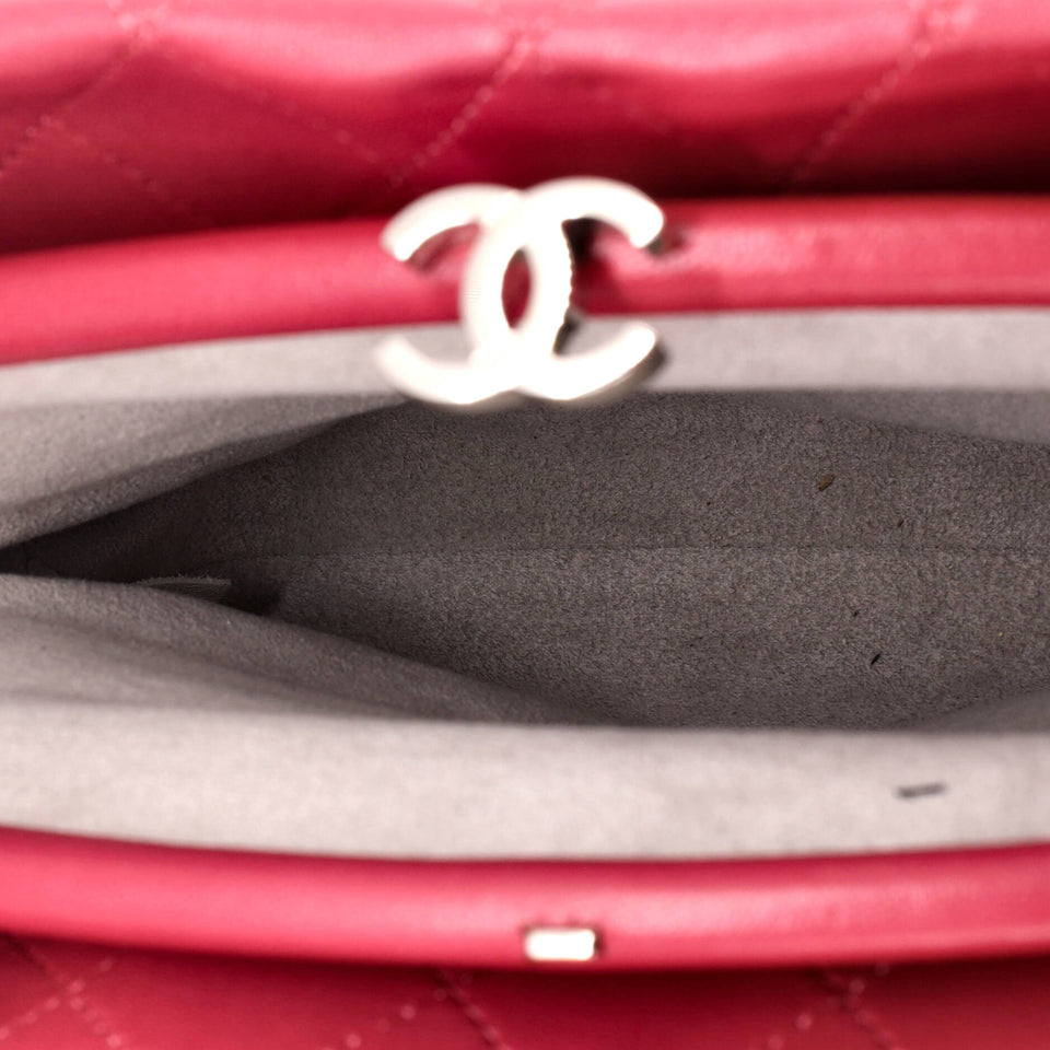 Square Timeless Clutch Quilted Lambskin