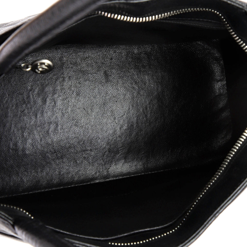 Medallion Tote Quilted Caviar