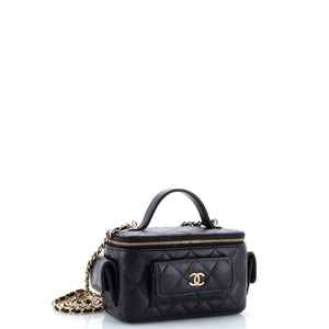 Quilted Polly Pocket Top Vanity Quilted Caviar East West