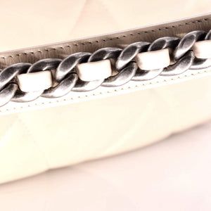 19 Flap Bag Quilted Leather Maxi