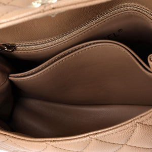 Coco Top Handle Bag Quilted Caviar Mini