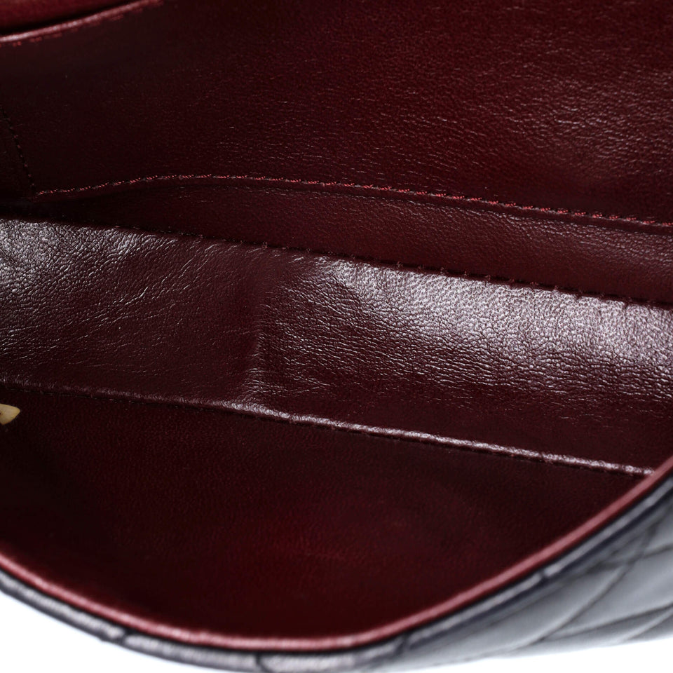 Vintage CC Chain Flap Bag Quilted Lambskin Small