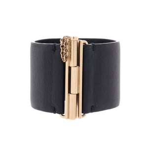 CC Cuff Bracelet Leather with Metal