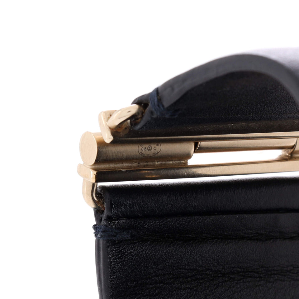 CC Cuff Bracelet Leather with Metal