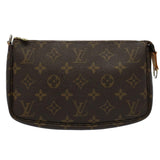 Louis Vuitton Pochette Accessoire  Canvas Clutch Bag
