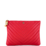 Paris-Athens O Case Clutch Chevron Caviar Medium