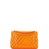 Classic Double Flap Bag Quilted Patent Jumbo