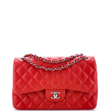 Classic Double Flap Bag Quilted Lambskin Jumbo