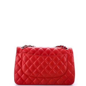 Classic Double Flap Bag Quilted Lambskin Jumbo