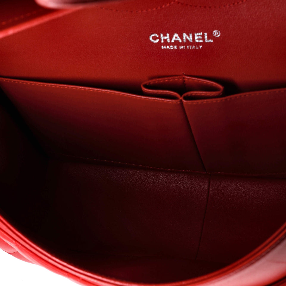 Classic Double Flap Bag Quilted Lambskin Jumbo