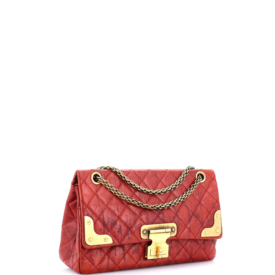 Paris-Shanghai Icons Reissue 2.55 Flap Bag Quilted Distressed Calfskin 226
