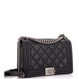 Stitch Boy Flap Bag Quilted Calfskin New Medium