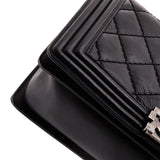 Stitch Boy Flap Bag Quilted Calfskin New Medium