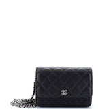 Wallet on Chain Quilted Caviar Mini