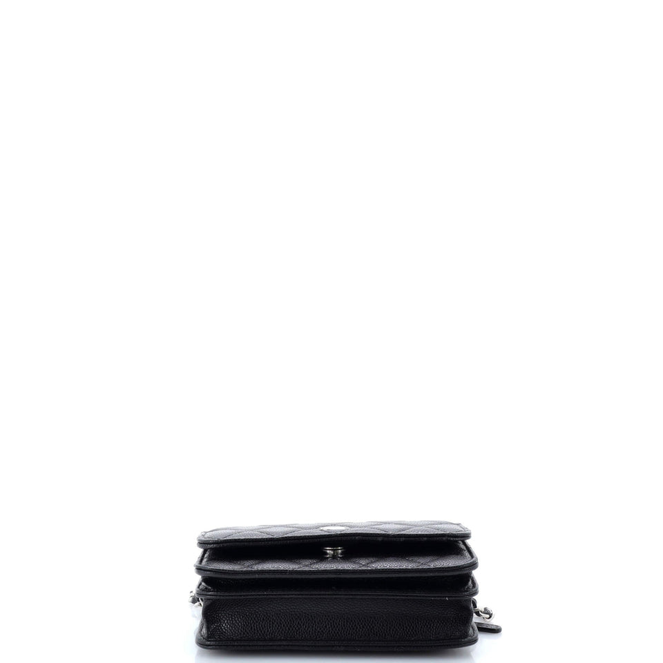 Wallet on Chain Quilted Caviar Mini