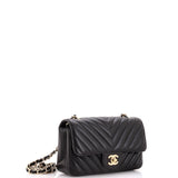 Classic Single Flap Bag Chevron Lambskin Mini