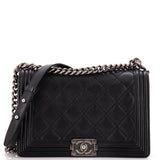 Stitch Boy Flap Bag Quilted Calfskin New Medium
