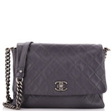 Couture Messenger Bag Quilted Calfskin Medium