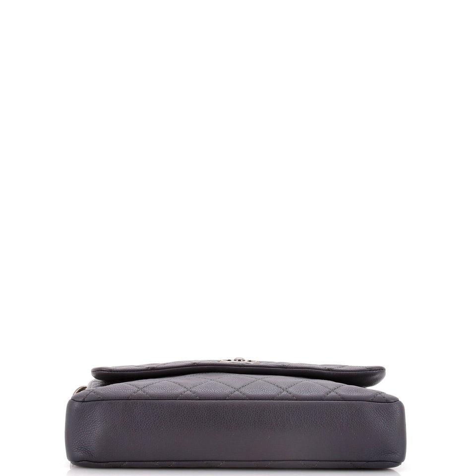 Couture Messenger Bag Quilted Calfskin Medium