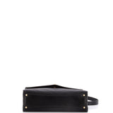 Coco Chevron Flap Bag Stitched Calfskin Small