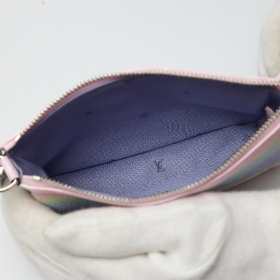 Louis Vuitton Mini Pochette Accessoires  Canvas Clutch Bag