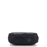 22 Chain Hobo Quilted Caviar Small