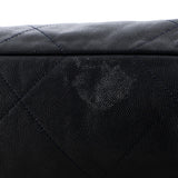 22 Chain Hobo Quilted Caviar Small