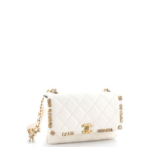 Paris Monaco Flap Bag Quilted Lambskin Mini