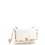 Paris Monaco Flap Bag Quilted Lambskin Mini