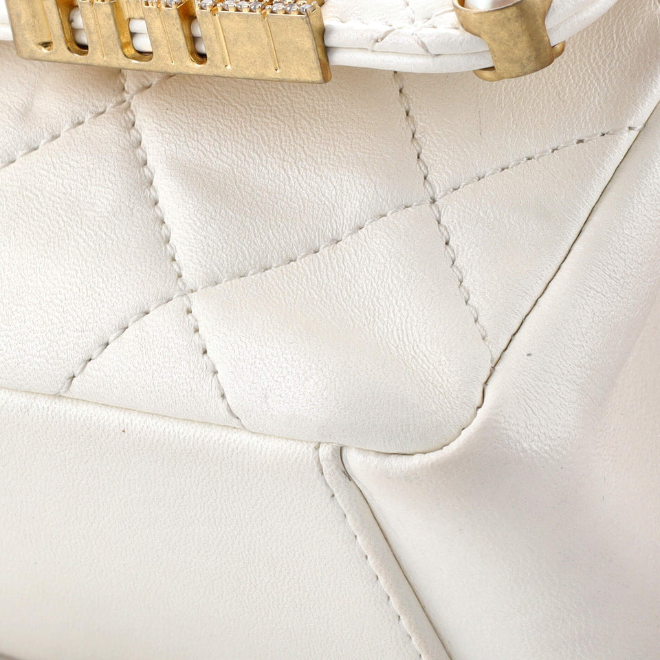 Paris Monaco Flap Bag Quilted Lambskin Mini