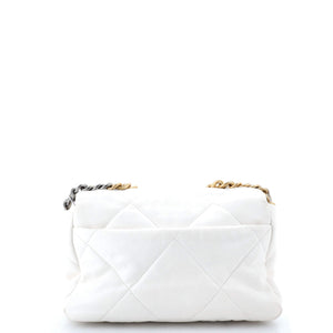 19 Flap Bag Quilted Leather Medium